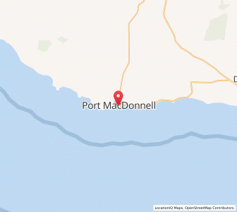 Map of Port MacDonnell, South Australia