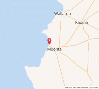 Map of Port Moonta, South Australia