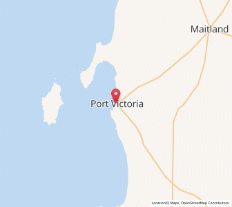 Map of Port Victoria, South Australia