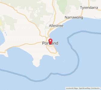 Map of Portland, VictoriaVictoria