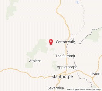 Map of Pozieres, Queensland