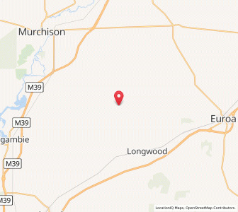 Map of Pranjip, VictoriaVictoria