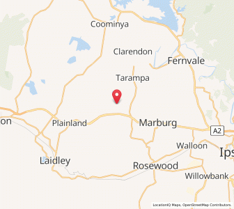 Map of Prenzlau, Queensland