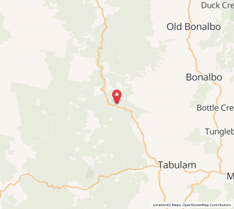 Map of Pretty Gully, New South Wales