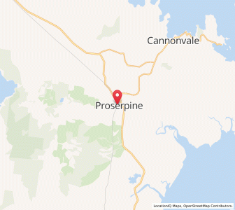 Map of Proserpine, Queensland