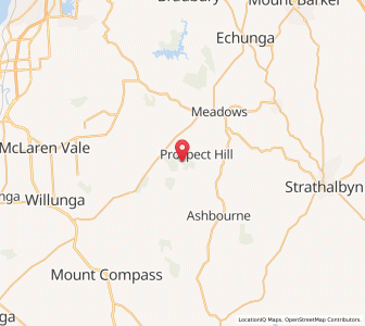 Map of Prospect Hill, South Australia