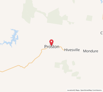 Map of Proston, Queensland