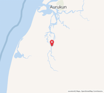 Map of Punyum Yards, Queensland