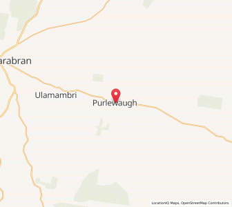 Map of Purlewaugh, New South Wales