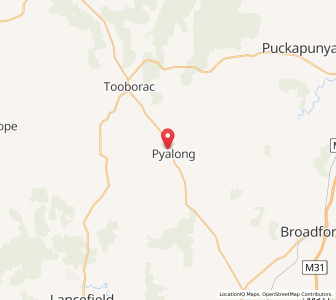 Map of Pyalong, VictoriaVictoria