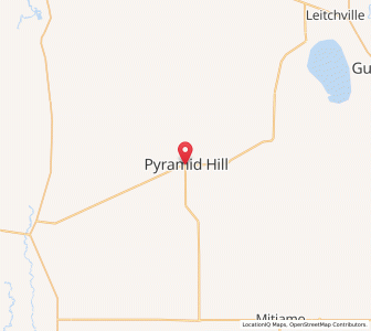 Map of Pyramid Hill, VictoriaVictoria