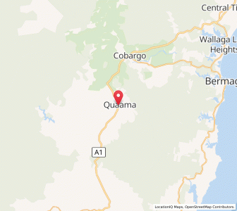 Map of Quaama, New South Wales