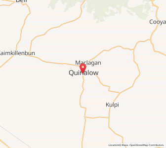 Map of Quinalow, Queensland