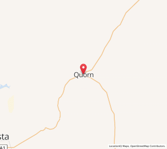 Map of Quorn, South Australia