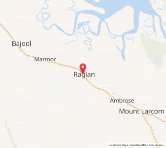 Map of Raglan, Queensland