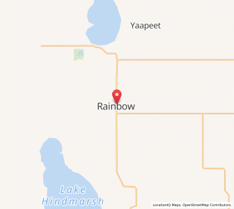 Map of Rainbow, VictoriaVictoria