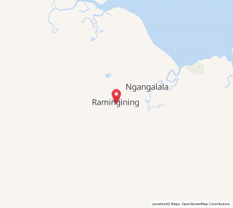 Map of Ramingining, Northern Territory