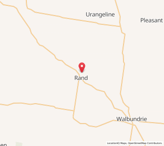 Map of Rand, New South Wales