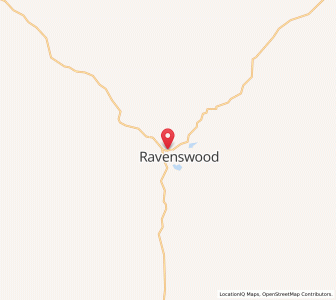 Map of Ravenswood, Queensland