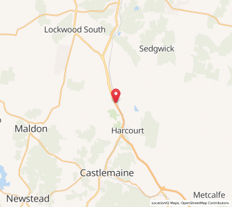 Map of Ravenswood South, VictoriaVictoria