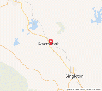 Map of Ravensworth, New South Wales
