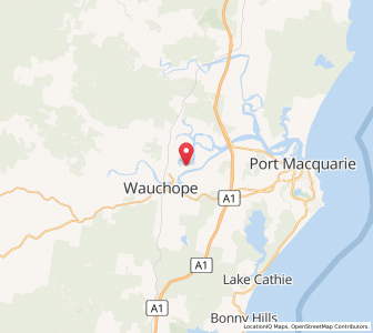 Map of Rawdon Island, New South Wales