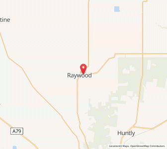 Map of Raywood, VictoriaVictoria