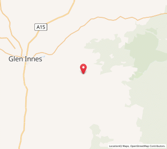 Map of Red Range, New South Wales