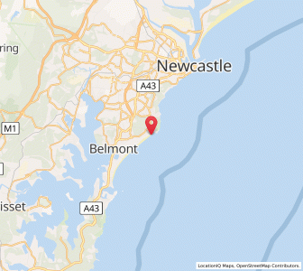 Map of Redhead, New South Wales