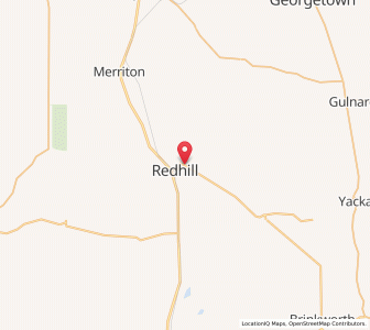 Map of Redhill, South Australia