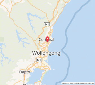 Map of Reidtown, New South Wales