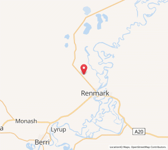 Map of Renmark North, South Australia