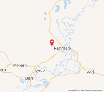 Map of Renmark West, South Australia