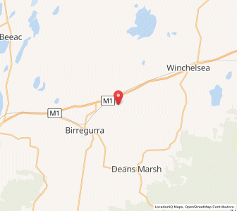 Map of Ricketts Marsh, VictoriaVictoria