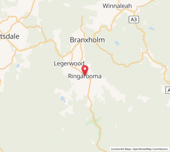 Map of Ringarooma, TasmaniaTasmania
