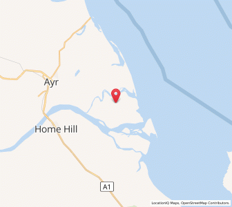 Map of Rita Island, Queensland