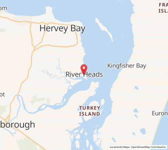 Map of River Heads, Queensland