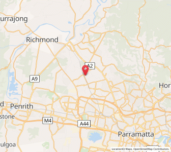 Map of Riverstone, New South Wales