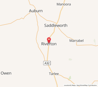 Map of Riverton, South Australia