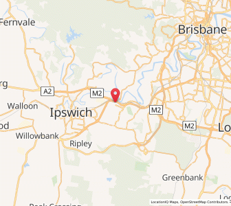 Map of Riverview, Queensland