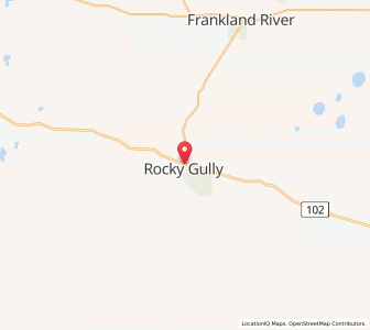 Map of Rocky Gully, Western Australia