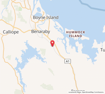 Map of Rodds Bay, Queensland