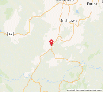 Map of Roger River, TasmaniaTasmania