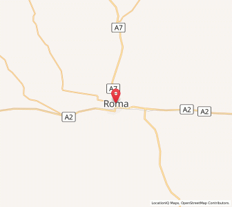 Map of Roma, Queensland