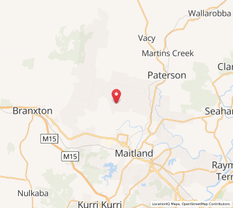 Map of Rosebrook, New South Wales