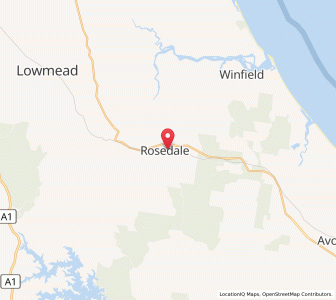 Map of Rosedale, Queensland