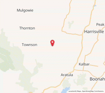 Map of Rosevale, Queensland