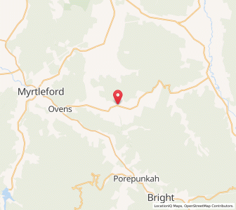 Map of Rosewhite, VictoriaVictoria