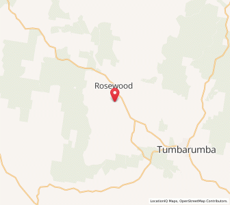 Map of Rosewood, New South Wales