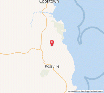 Map of Rossville, Queensland